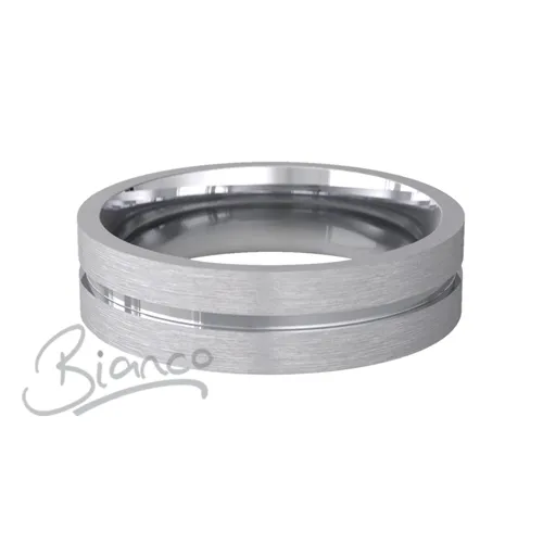 Special Designer Platinum Wedding Ring Carezza 